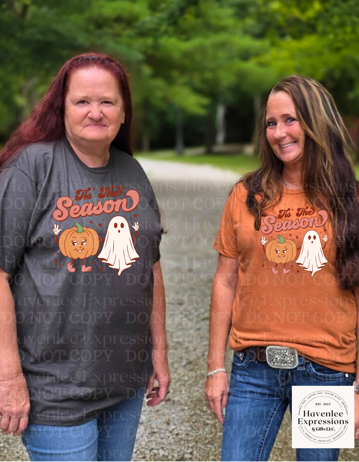 Tis The Season ghost & pumpkin