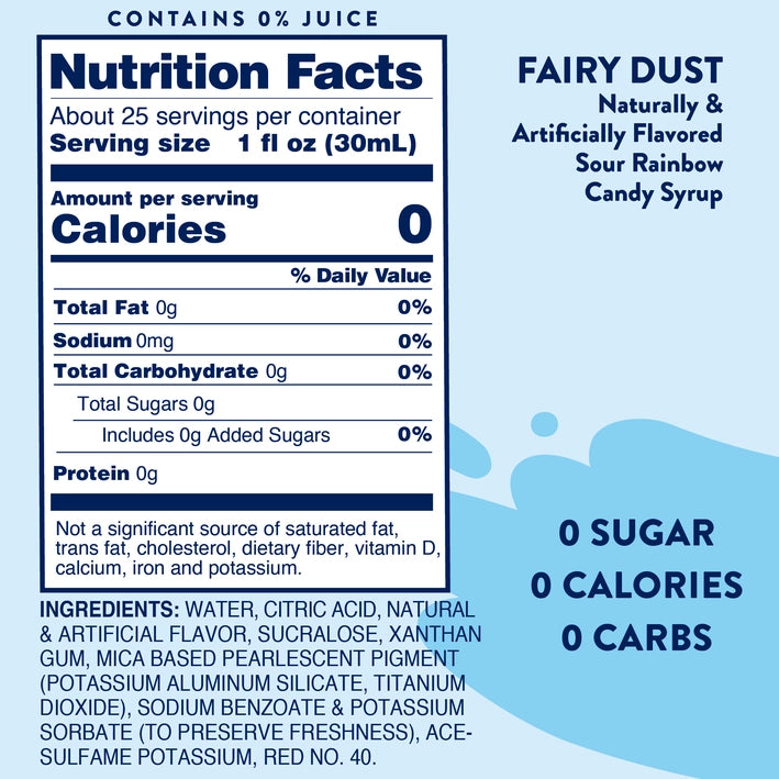 Fairy Dust Skinny Syrup