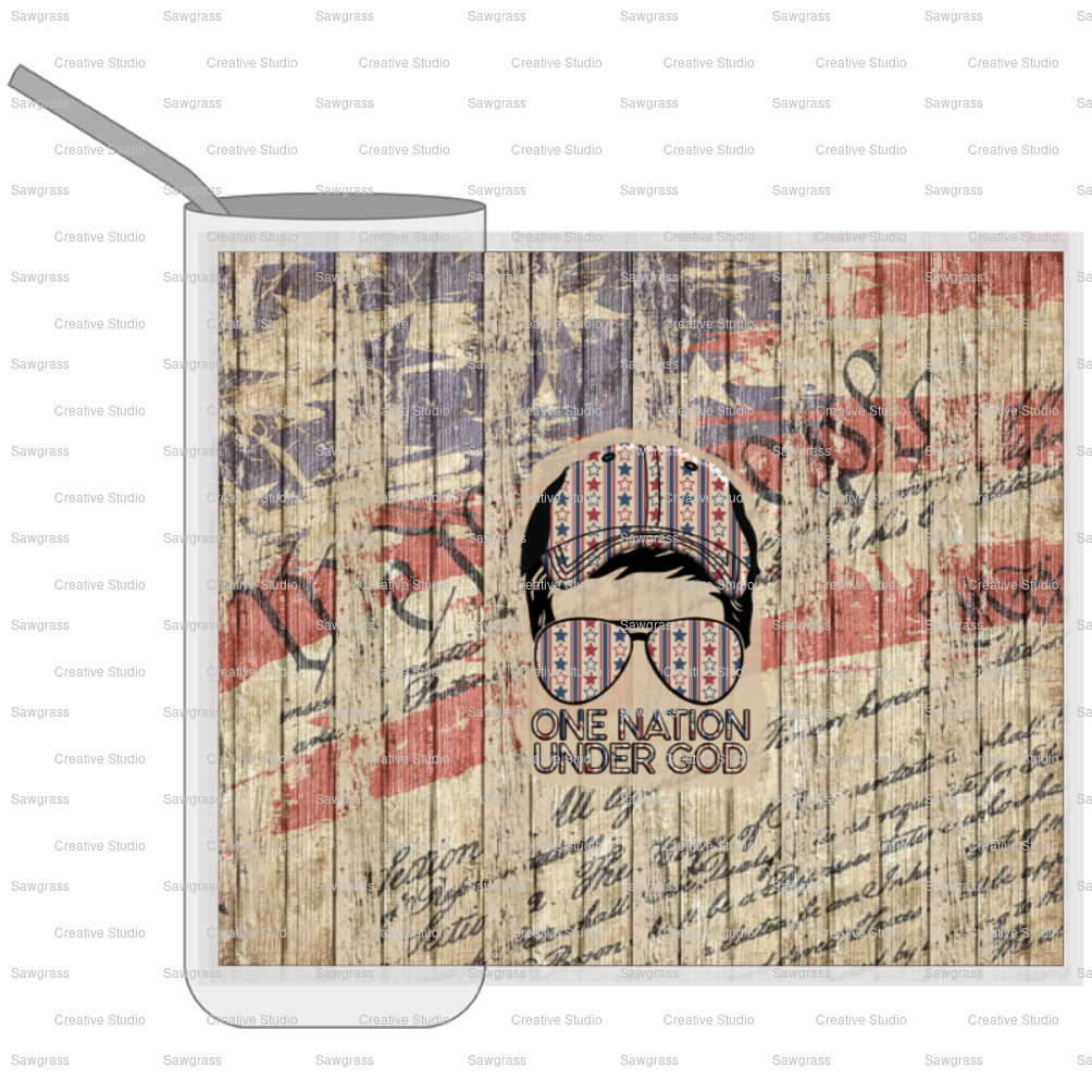 One Nation 20 oz. Tumbler