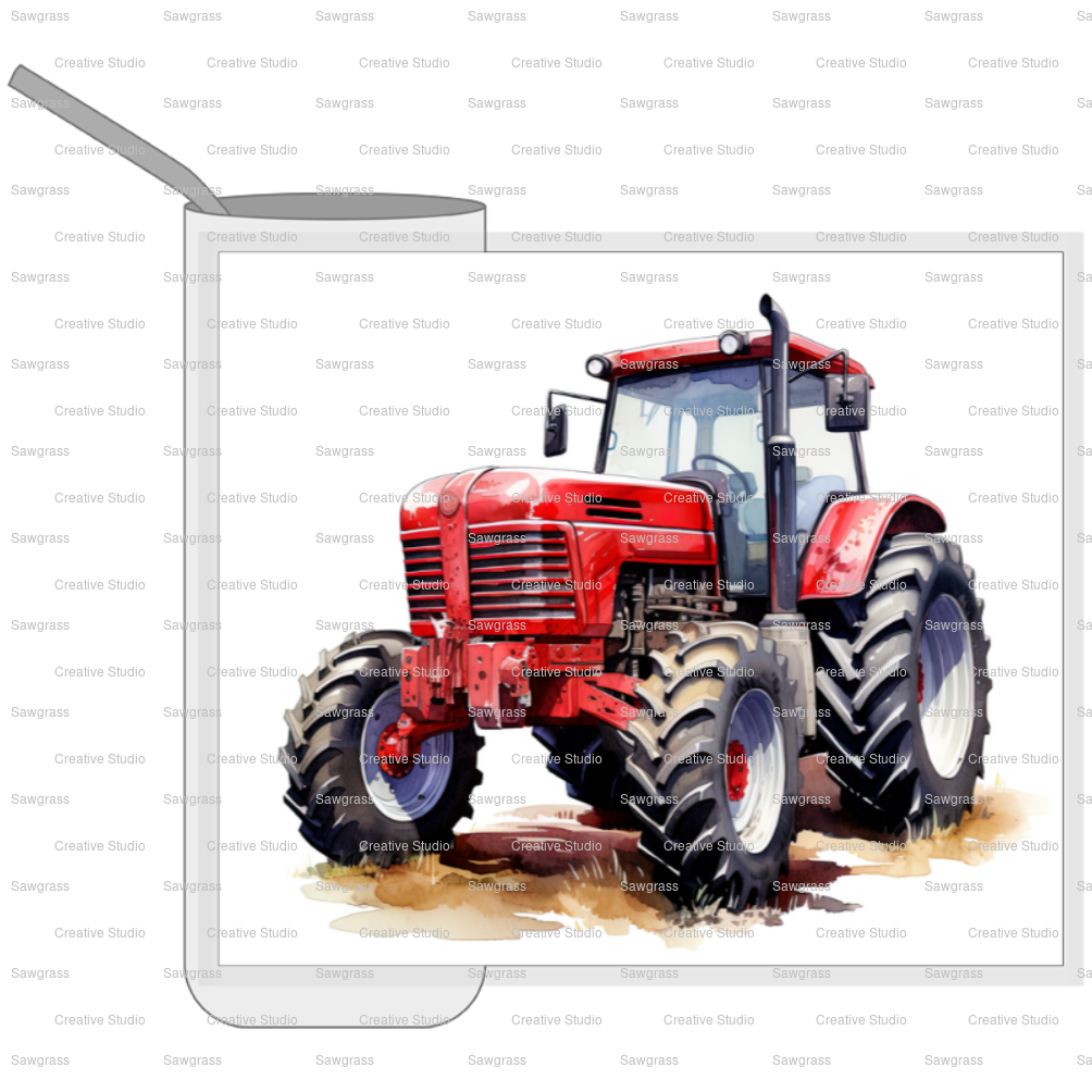 Red Tractor 20 oz. Tumbler