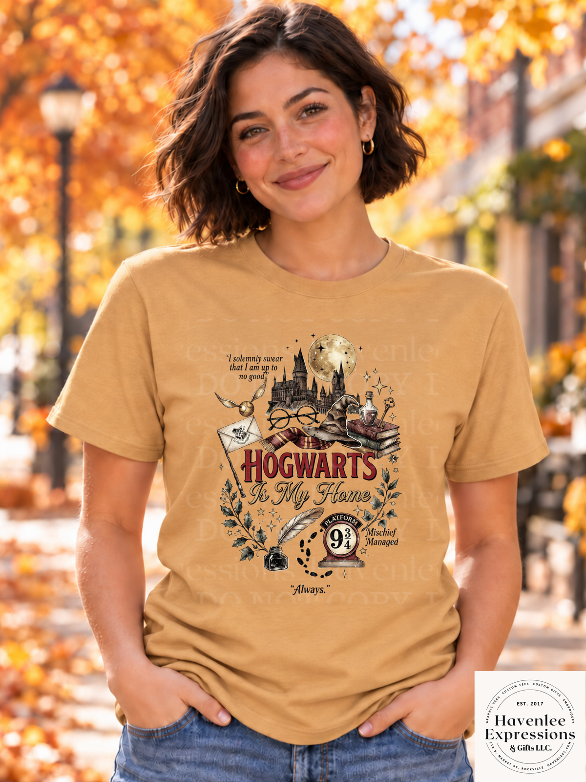 Is My Home Old Gold Tee
