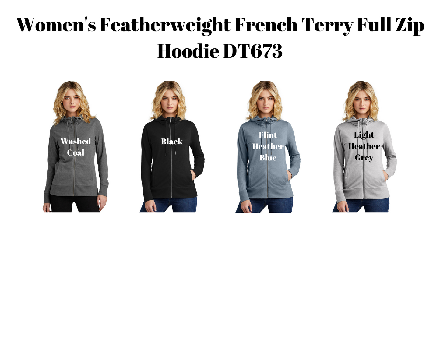 Women's Featherweight French Terry Full Zip Hoodie DT673