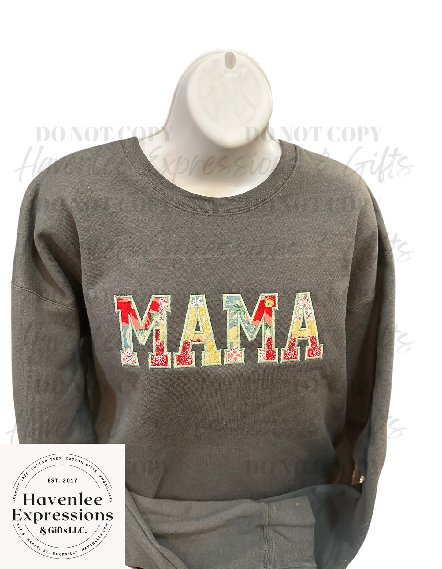 Mama Applique Sweatshirt