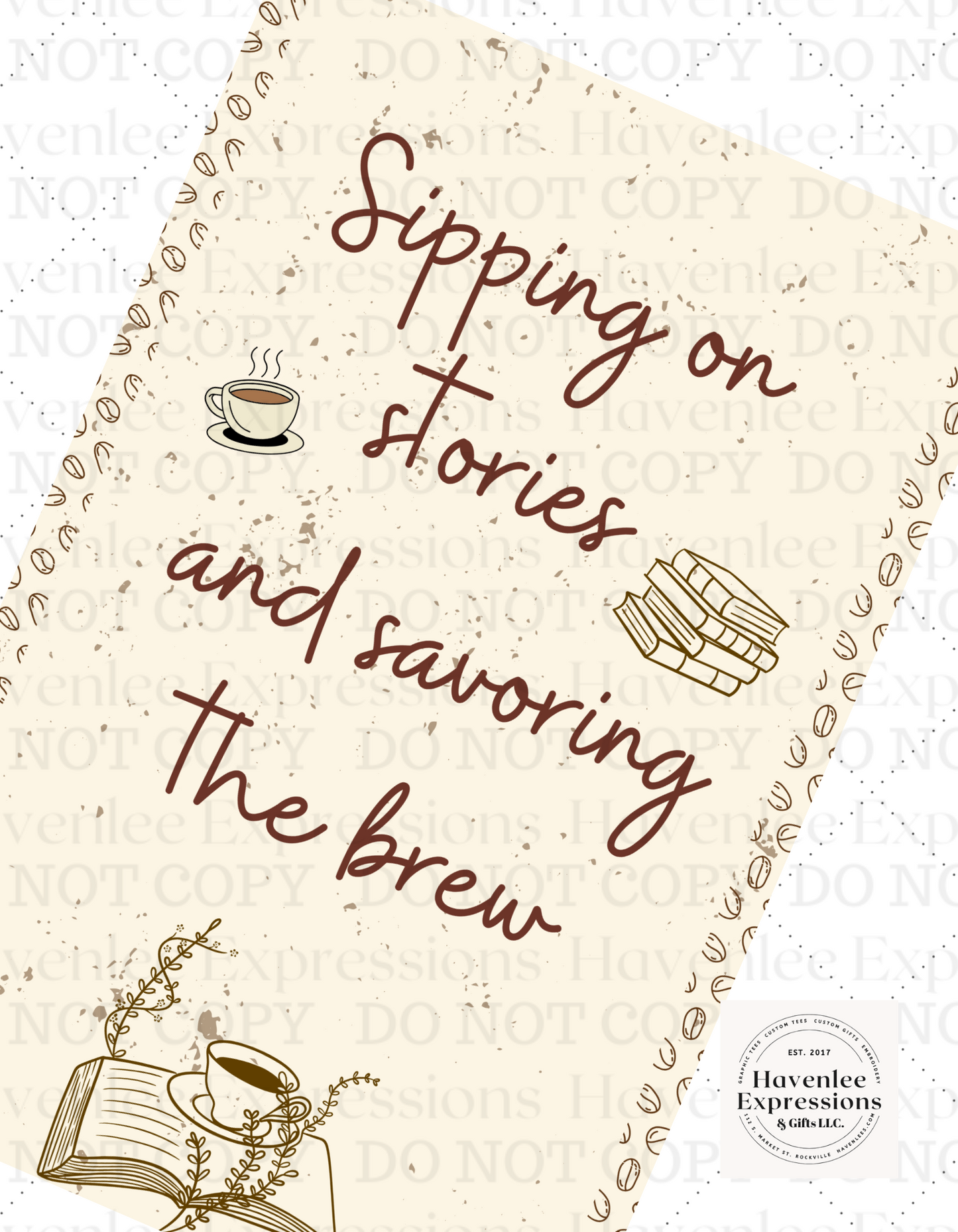 Brewed & Bound Reading Journal