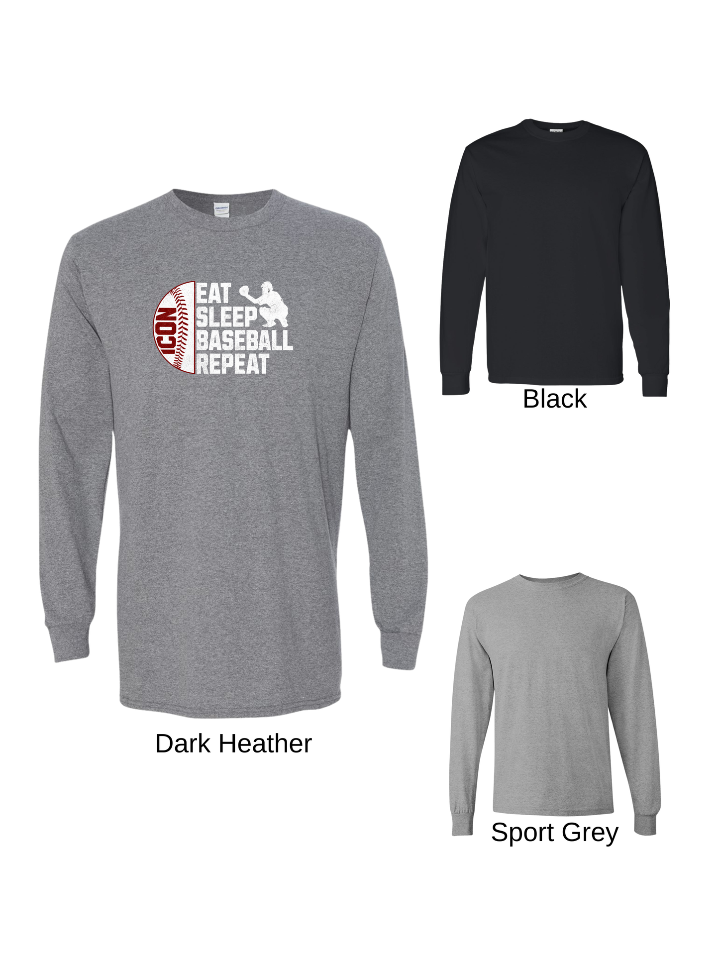 Eat. Sleep. Baseball. Repeat. Team Tee