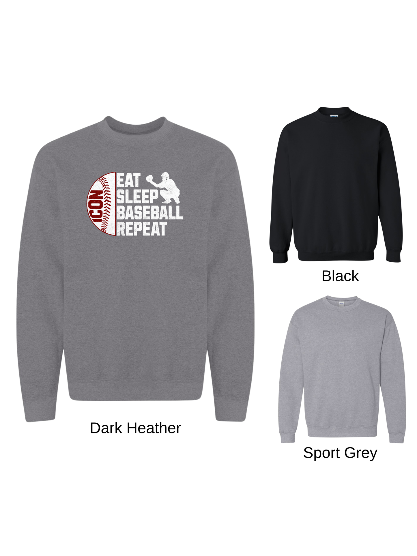 Eat. Sleep. Baseball. Repeat. Team Tee