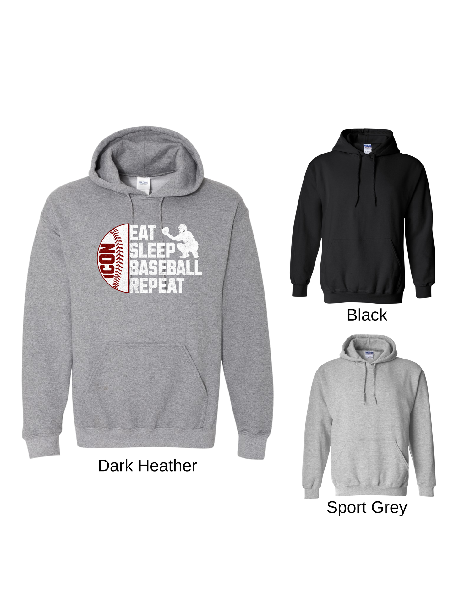 Eat. Sleep. Baseball. Repeat. Team Tee