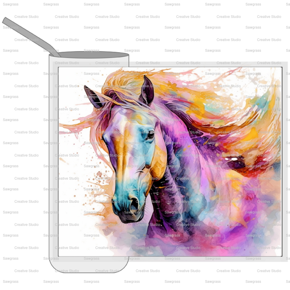 Watercolor Horse 20 oz. Tumbler