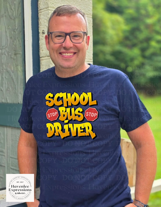 School Bus Driver Graffiti