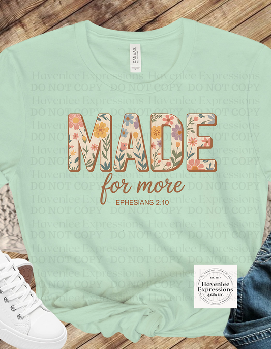 Made For More