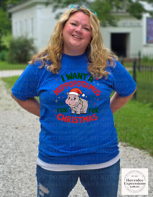 Hippopotamus For Christmas