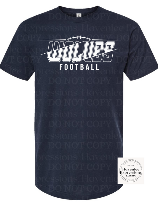 Wolves Football Black & White
