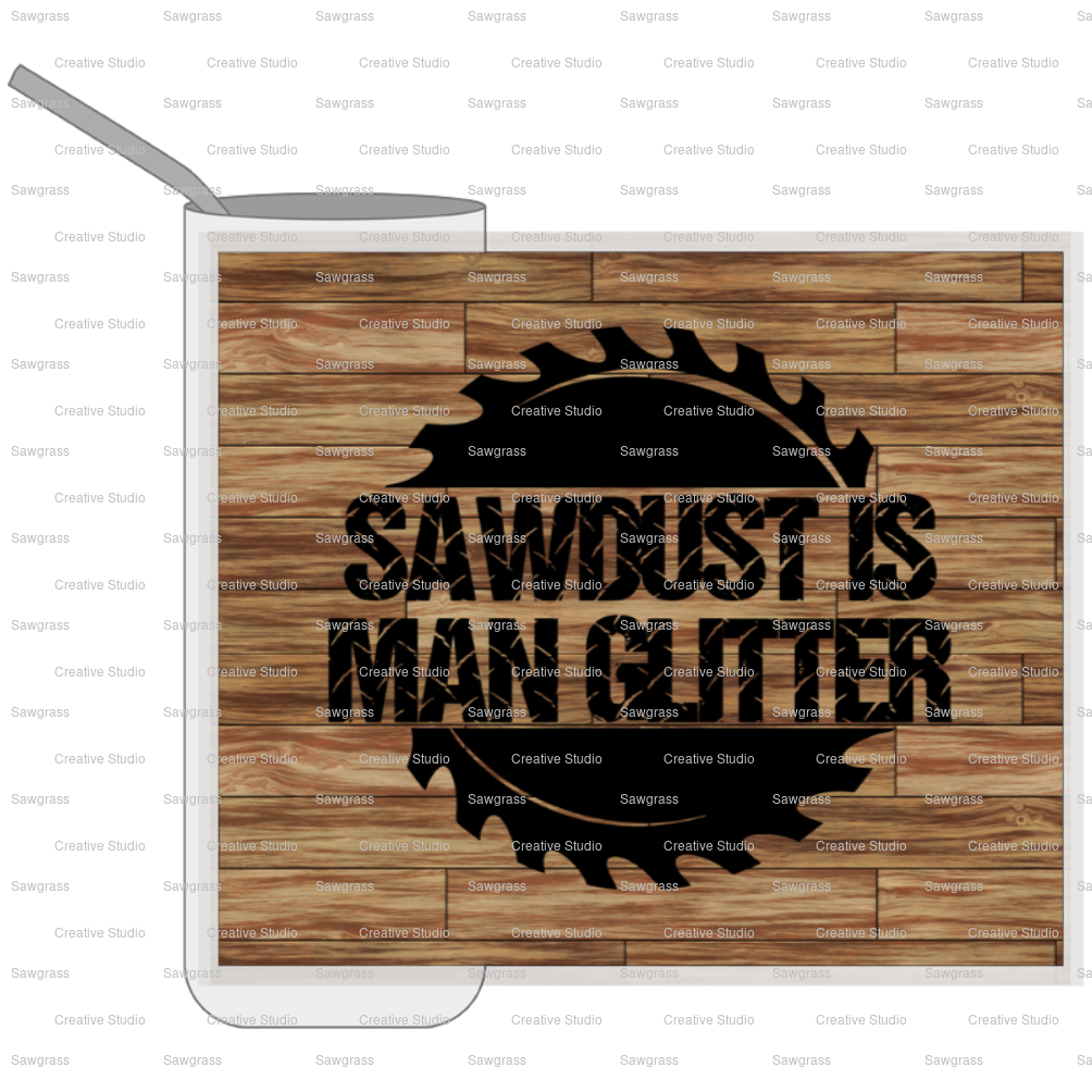 Sawdust Man Glitter 20 oz. Tumbler