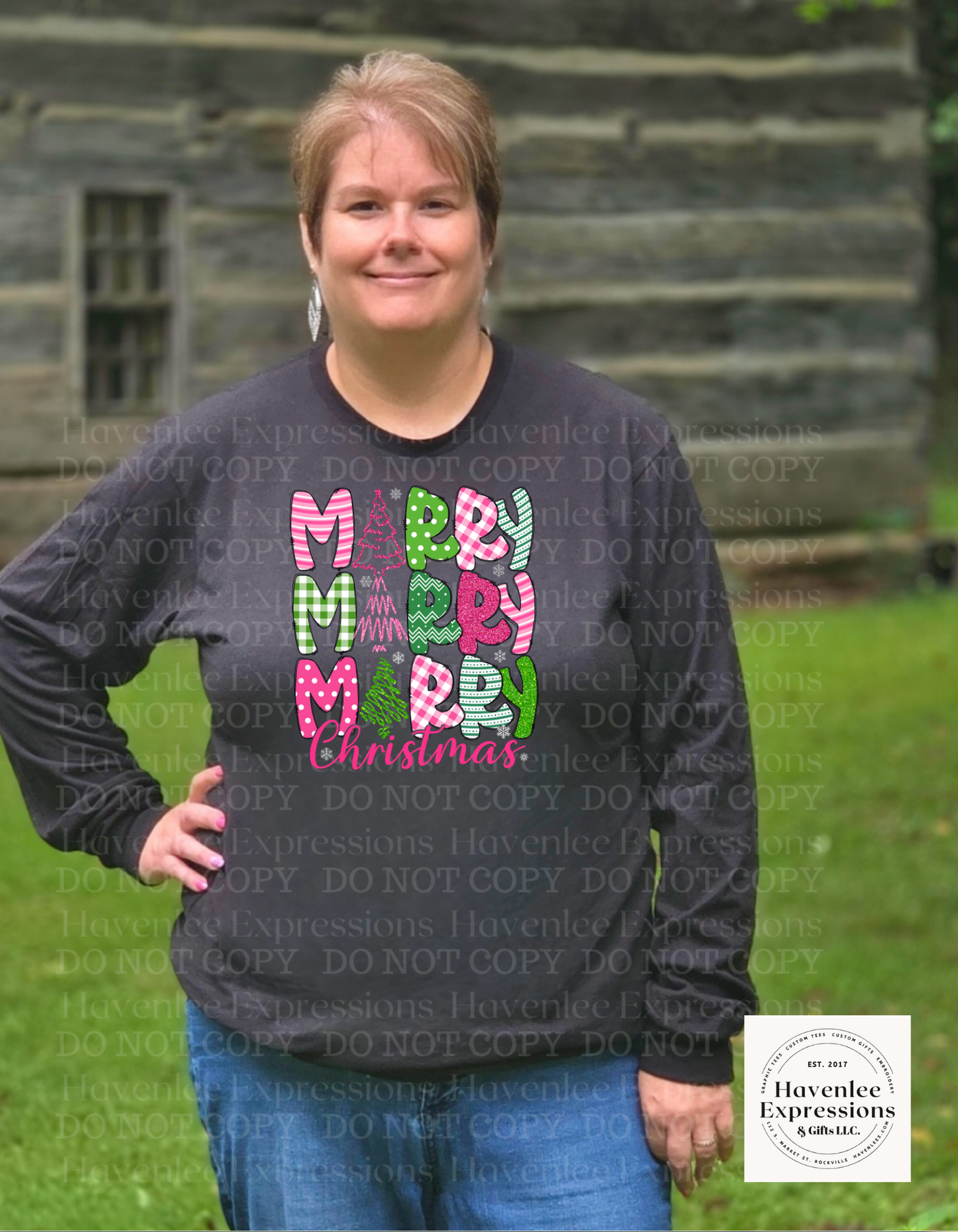 Merry Triple Stacked