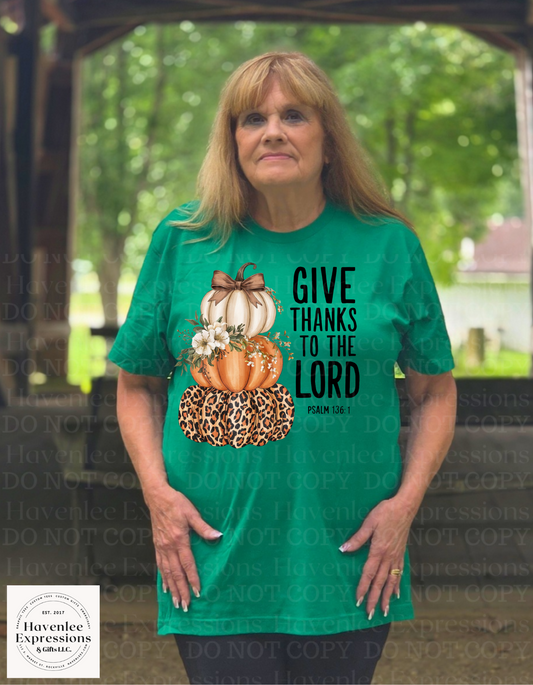 Give Thanks To The Lord
