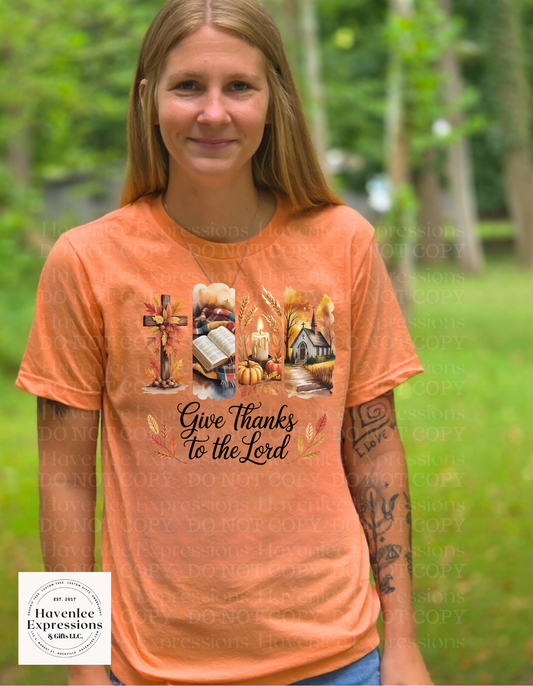 Give Thanks To The Lord Fall Theme