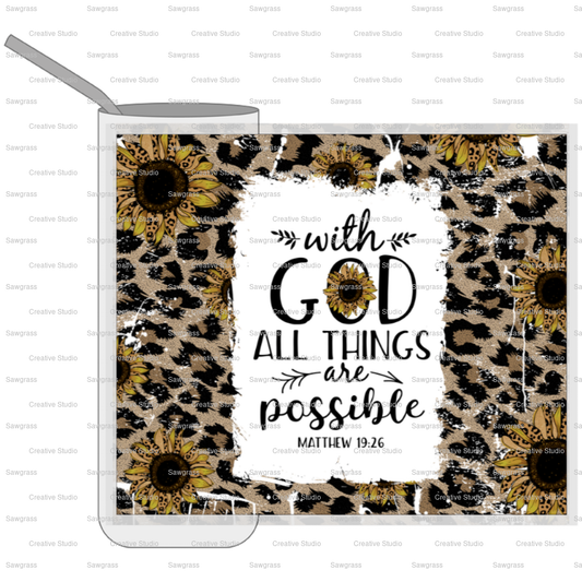 All Things are Possible 20 oz. Tumbler