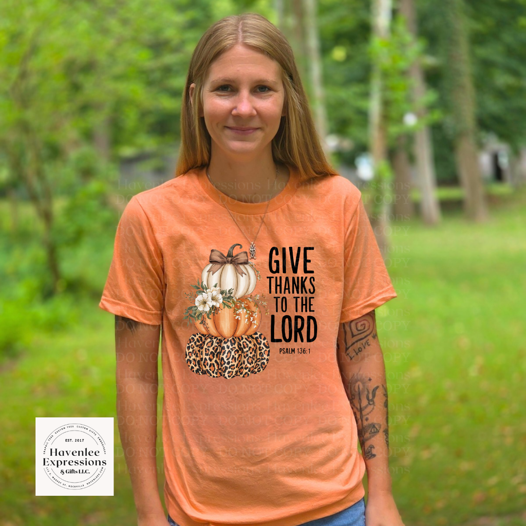 Give Thanks To The Lord