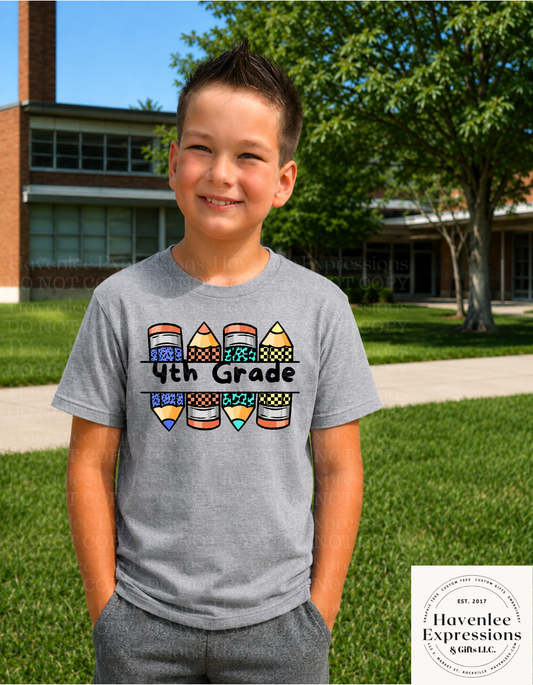 Personalized Pencil Back to School