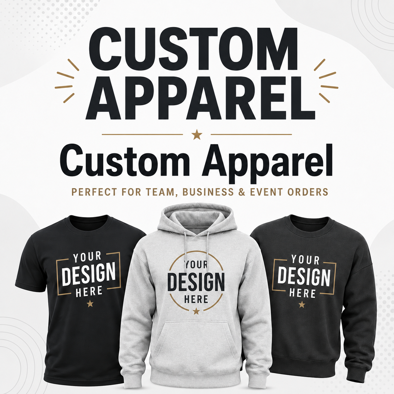 Custom Apparel Youth/ Adult 1 Side