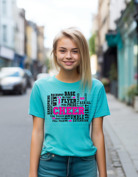 Cheer Word Art