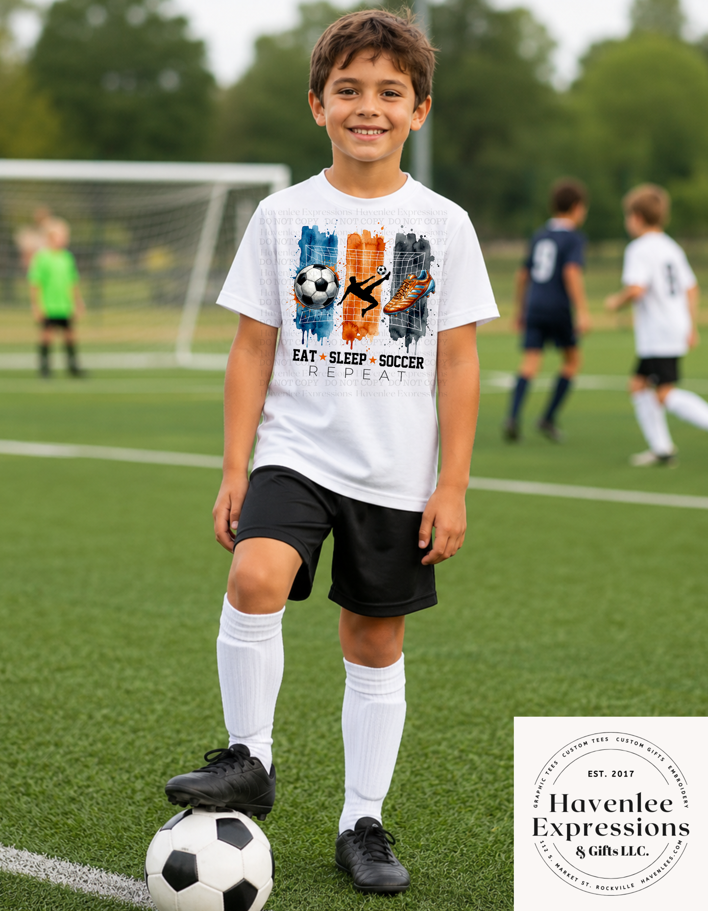 Eat Sleep Soccer Repeat