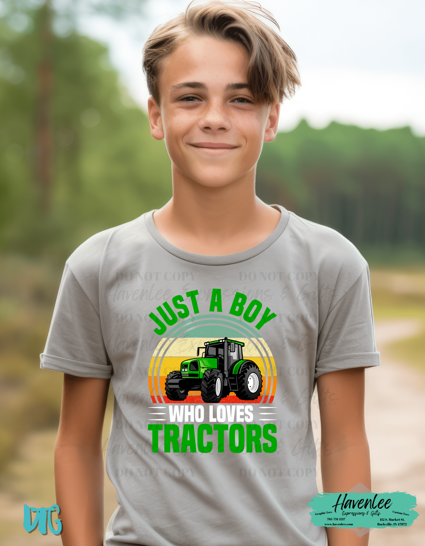 Just A Boy Who Loves Tractors