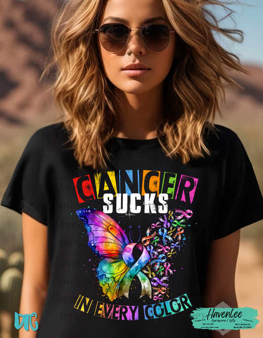 Cancer Sucks In Every Color