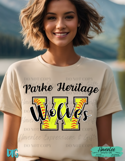 Parke Heritage Wolves Softball