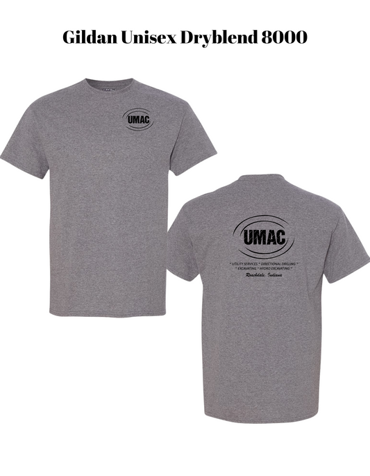 UMAC Gildan Unisex DryBlend T-Shirt 8000