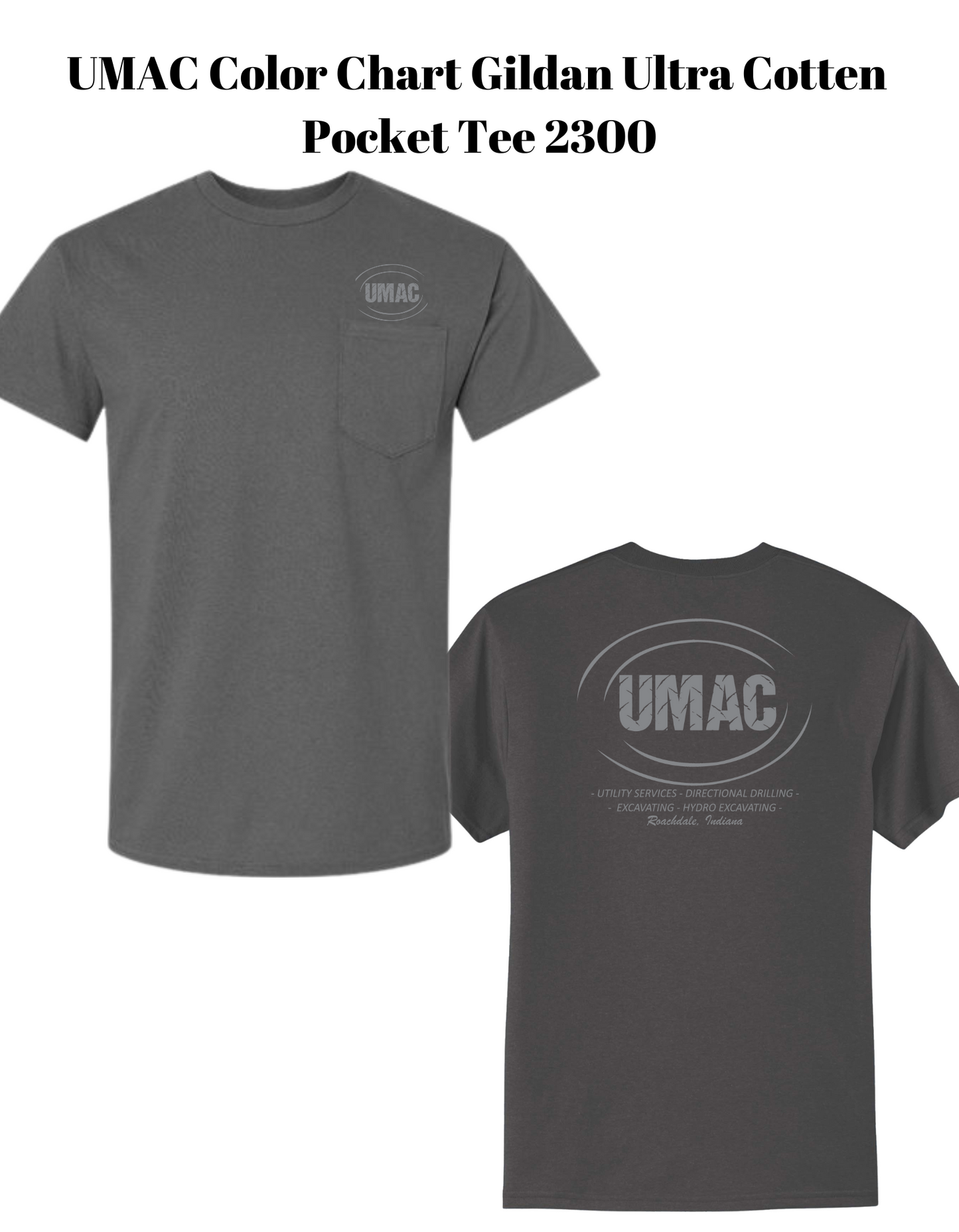 UMAC Gildan Ultra Cotten Pocket Tee 2300