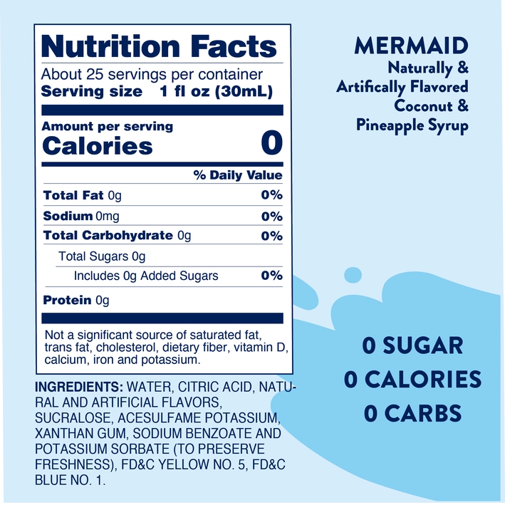 Mermaid Skinny Syrup