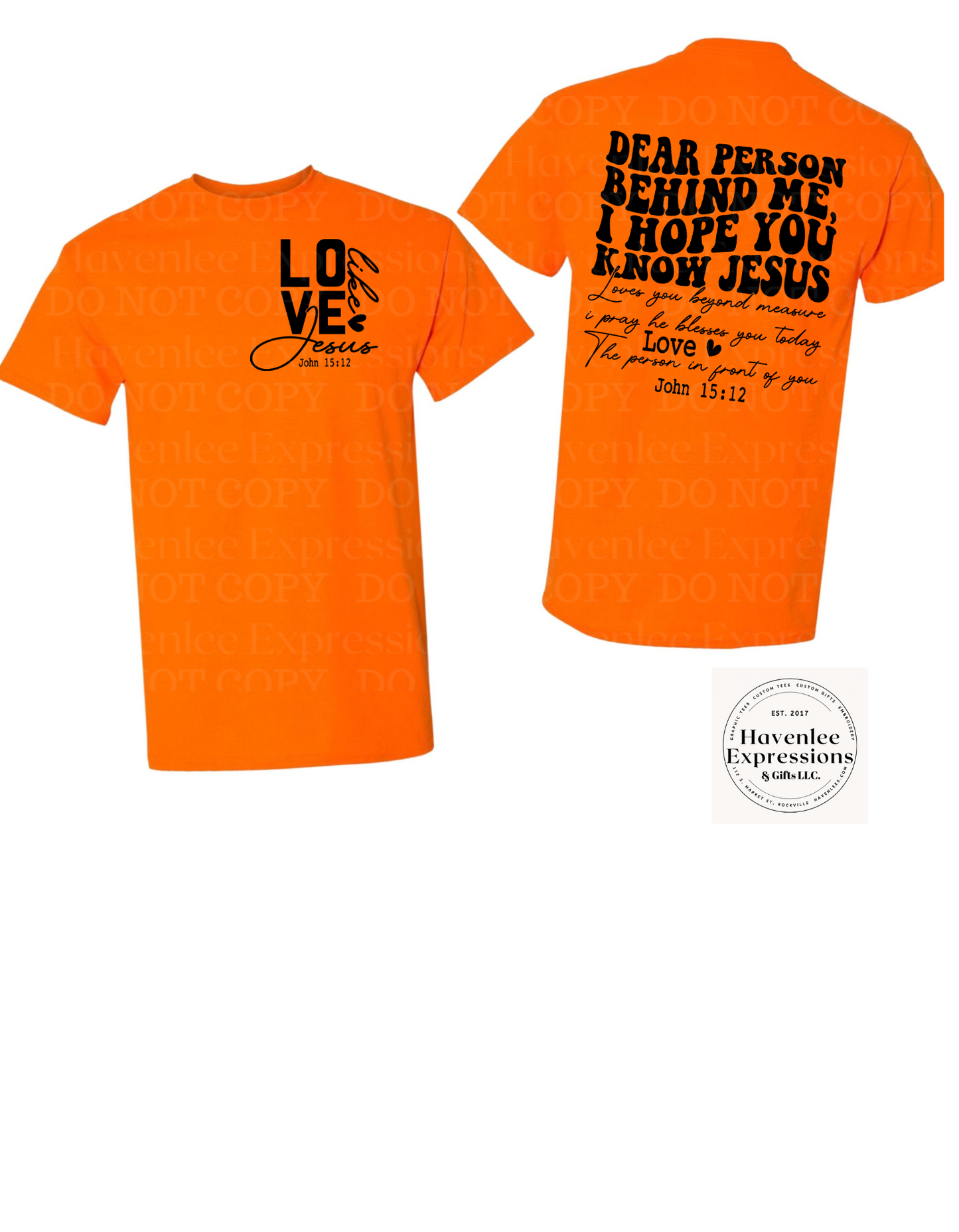 Love Like Jesus 2-sided